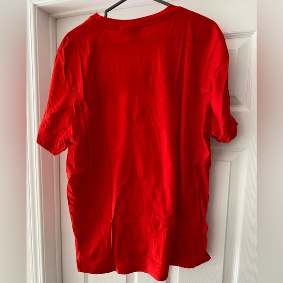 Puma Men’s Red Embroidered Logo Tee - Picture 3 of 4